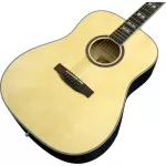 Paramount ED20 Acoustic Guitar กีตาร์โปร่ง 41 นิ้ว คอเว้า ไม้สปรูซ/ลินเดน ลูกบิดดำ กีต้าร์โปร่งมือใหม่เสียงดี + แถมฟรีกระเป๋ากีตาร์ & คาโป้ & ปิ๊ก