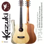 Kazuki® TP34 Tripper Series, 34 -inch guitar, Travel Guitar shape, spruce/Mahogany + free, free guitar bag