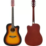 Fantasia M41 Acoustic Guitar, 41 inch acoustic guitar, Dreadnought style, Linden Wooden Wooden neck, enamel ** new acoustic guitar **