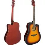 Fantasia M41 Acoustic Guitar, 41 inch acoustic guitar, Dreadnought style, Linden Wooden Wooden neck, enamel ** new acoustic guitar **