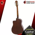 EPIPHON AJ100CE Electric Guitar, world -class brand D Cutaway With premium free gifts - red turtles