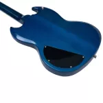 Kazuki BKZ-DSG กีตาร์ไฟฟ้า ทรง SG 22 เฟรต บอดี้ไม้มะฮอคกานี คอไม้มะฮอคกานี ฟิงเกอร์บอร์ดโรสวู้ด ปิ๊กอัพฮัมบัคเกอร์ + *แถ