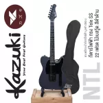 Kazuki BKZ-TTL electric guitar 22 Frets Body Body Wooden Wooden Maple, 2 single coils, whole body coating +