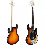 PARAMOUNT PB400, 4 guitar guitar, Music Man shape, Blue River, 21 Frets