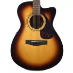 YAMAHA® FSX315C 41 -inch electric guitar, Sunburst, Concert, concave neck with a built -in strap + free genuine yamaha acoustic guitar bag