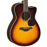 YAMAHA® FSX830C 41 -inch electric guitar, top -tops, concert sunburst shape