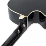 PASSION PS408CE 40 inches of electric guitar, concave, linden, shadow coated with 5 band pic upstock with tuner + free