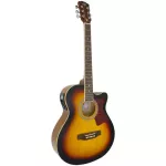 PASSION PS408CE 40 inches of electric guitar, concave, linden, shadow coated with 5 band pic upstock with tuner + free