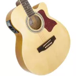 Passion PS408CE กีตาร์โปร่งไฟฟ้า 40 นิ้ว คอเว้า ไม้ลินเดน เคลือบเงา มีเหล็กดามคอ ปิ๊กอัพ 5 แบนด์ พร้อมจูนเนอร์ + แถมฟรีก