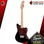 Electric guitar, Squier FSR Mini Jazzmaster HH Black [Free gift, complete set] [with Set Up & QC, easy to play] [Center insurance] [100%authentic] [Free delivery] Turtle