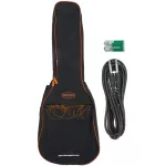 CLEVAN EA-20 Electric Guitar 22 Freck Wood Spur/Mahokani ** Can plug in headphones & MP3 ** Guitar Active + Free Buffong Bag & Capo & Pi