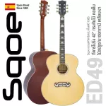 SQOE ED-49, airy guitar, 42 inches, jumbo shape, double o, tops, tops, soup / Mahogany coated / Gibson style ** SPIN's guitar brand **