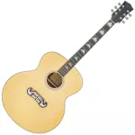 SQOE ED-49, airy guitar, 42 inches, jumbo shape, double o, tops, tops, soup / Mahogany coated / Gibson style ** SPIN's guitar brand **