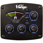 Vintage Ve160VSB Historic Series, ORCHESTRA Electric Guitar, Mahogy Ki Ki Ki Ki, Vintage Preamp, White Inley Inley ** 1 year Insurance *