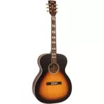 VINTAGE V160VSB Historic Series ORCHESTRA Guitar Square Wooden Wooden Wooden Wooden White Block Vintage Sunburst