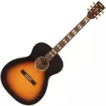 VINTAGE V160VSB Historic Series ORCHESTRA Guitar Square Wooden Wooden Wooden Wooden White Block Vintage Sunburst