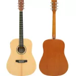 PARAMOUNT QAG611 Airy Guitar / QAG611E Electric 41 "Dreadnought genuine wood Slide Stepru/Solid Mahogany coated se-40 side for models