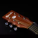 Kazuki D1CETAC Mar Series, 41 -inch electric guitar, transacoustic, Dreadnought, Sprueus/Mahogany wood + free 12 millimeters thick baking guitar bag