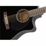 Fender® CD60SCE BK Acoustic Electric Guitar กีตาร์โปร่งไฟฟ้า 41 นิ้ว ไม้ท็อปโซลิดสปรูซ + แถมฟรีกระเป๋า & ถ่าน & ประแจขันคอ ** ประกันศูนย 1 ปี **