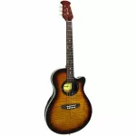 PARAMOUNT Electric Guitar, Turtle 36 "C836SB, SUNBURST + Free Guitar & Pick