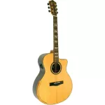 Paramount C5E 41 "Electric guitar 41" Professional red pine wood, built -in strap machine + free bag & kapo & pick up ** Choose a pickup / 1 year insurance **