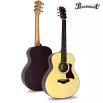 PARAMOUNT GS MINI 3, Airy, Electric Guitar 36 "Parlor shape with a built -in strap / Rosewood.