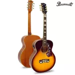 PARAMOUNT, 38 -inch jumbo acoustic guitar model JB38E + built -in strap machine