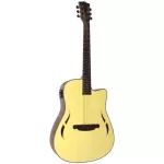 Paramount Electric Guitar Squat wood/walnut wood 40 "Special sound channel SQ-F + built-in strap machine