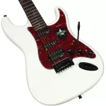 SQOE Electric Guitar Strat HSS SEST230 + guitar equipment Guitar bag & electric guitar amplifier & jack cable & sash