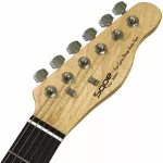 SQOE Electric guitar 22 Freat model Setl300 Blue Metallic + Free Bag & Jack & Pick guitar