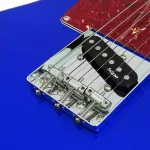 SQOE Electric guitar 22 Freat model Setl300 Blue Metallic + Free Bag & Jack & Pick guitar