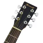 Paramount 38DJR-3 กีตาร์โปร่งไฟฟ้า 38 นิ้ว ทรง Taylor มีเครื่องตั้งสายในตัว ไม้สปรูซ / โรสวู้ด + แถมฟรีกระเป๋า & คาโป้ & ปิ๊ก