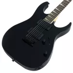 Proline PE1100 Electric guitar Strat 24 Freat Black Black Black Hands