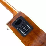 Kazuki AB10E, 4 electric bass guitar, SUNBURST SUNBURST/Mahogany EQ 4 bands with built -in straps + free 9V battery & wrench