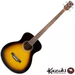 Kazuki AB10E, 4 electric bass guitar, SUNBURST SUNBURST/Mahogany EQ 4 bands with built -in straps + free 9V battery & wrench