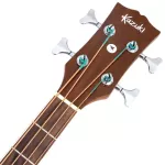 Kazuki AB10E, 4 electric bass guitar, SUNBURST SUNBURST/Mahogany EQ 4 bands with built -in straps + free 9V battery & wrench