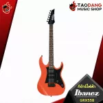 IBANEZ GRX55B electric guitar is born for rock people. Pickup H/S/H, thick sounds, tight, play with a free premium free delivery - red turtle.