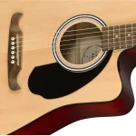 FANDER® FA-125CE 41-inch electric guitar, Dreadnough shape, coated coated coating, tuner function ** use Fishman® ** + free guitar bags