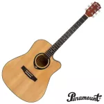 PARAMOUNT QAG412 41 inch guitar, concave neck, spruce/linden coated + free guitar bag & kapok ** Ki Ta