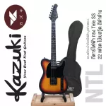 Kazuki BKZ-TTL electric guitar 22 Frets Body Body Wooden Maple, Maple, 2 single coating, whole body coating + free electric guitar bags