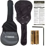 YAMAHA® FX370C 41 -inch electric guitar, DC shape, spruce wood with EQ 3 band + free guitar bag, Yamaha & charcoal ** 1 year center insurance **