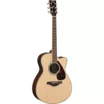 YAMAHA® FSX830C 41 -inch electric guitar, top solid wood, concert style, concave neck with a built -in strap + free guitar bag
