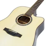 RESSONANCE R-02C 41-inch guitar, Dreadnough style, real wooden neck, top-spray/rosewood, varnish, varnish ** Set up before delivery **