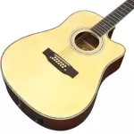 Paramount J112CE Electric guitar, 12 guitar straps, concave neck, spruce/Mahogany EQ 4 band Tuner ** 1 year warranty **