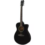 Yamaha 41 -inch acoustic guitar model FS100C Black + Free Genuine Yamaha Guitar Bags & Kapo & Year Guitar & Guitar Guide Yamaha
