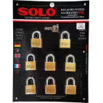 Solo key system, key system 4507 SQ 40 mm 8 balls per set