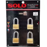 Solo key system, key system, 4507 SQ 40 mm, 4 long rings per set