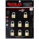 Solo key, key system, 4507N 35 mm 8 balls per set
