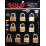 Solo key system, key system 4507 SQ 45 mm 10 balls per set