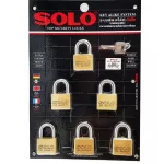 Solo key system, key system 4507 SQ 40 mm 6 balls per set